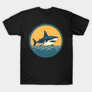 Shark Illustration, Love Sharks T-Shirt